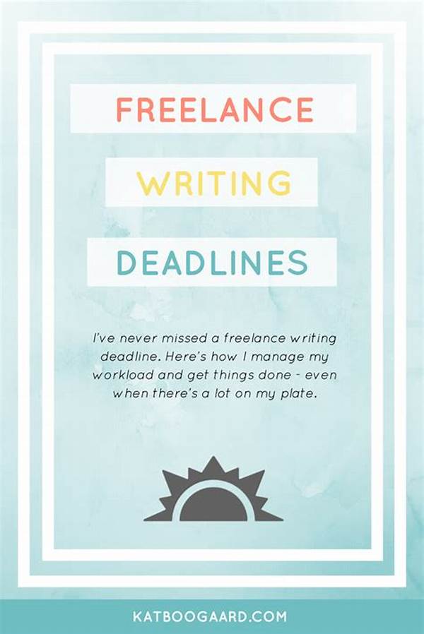 Deadlines In Freelance Writing