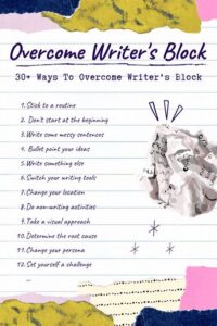 Overcoming Writer’s Block Challenges
