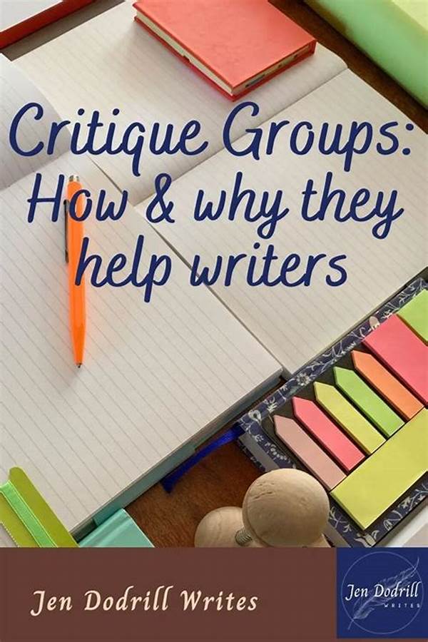 Writing Critique Groups For Novelists