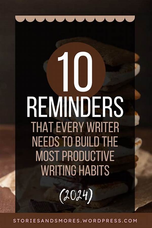 Productive Writing Habits Development