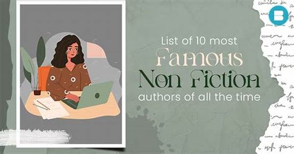 Renowned Current Non-fiction Authors