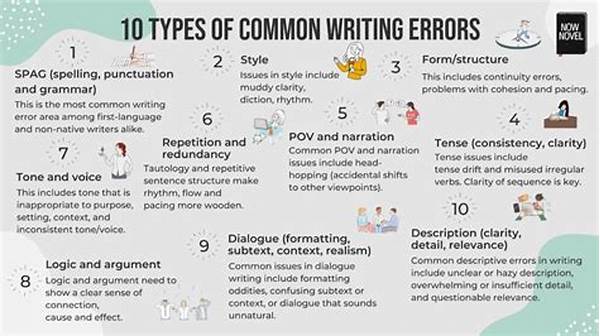 Common Errors In Manuscript Drafts