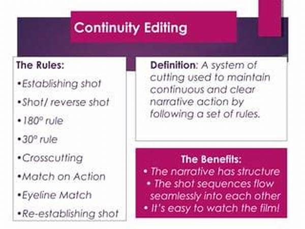 Maintaining Continuity In Narrative Structures