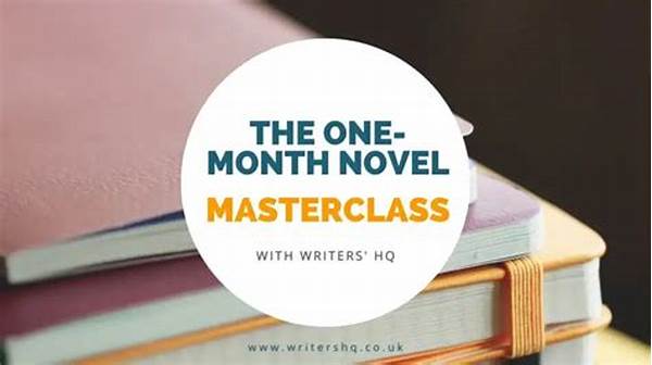 Masterclass Workshops For Novel Writing