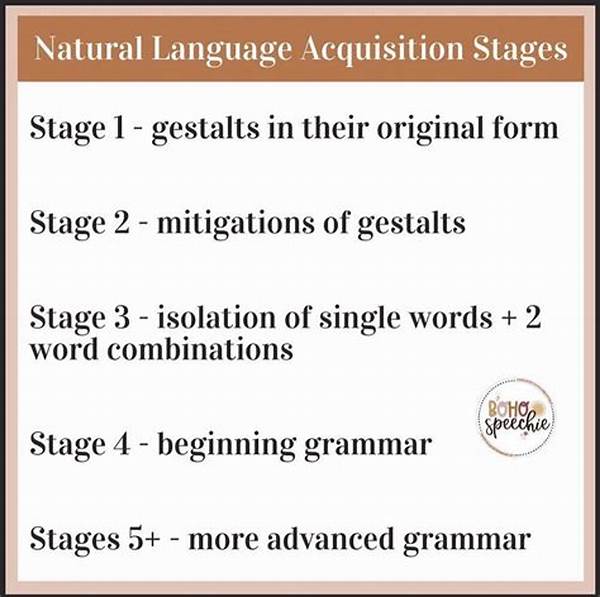 Natural Language Acquisition Strategies