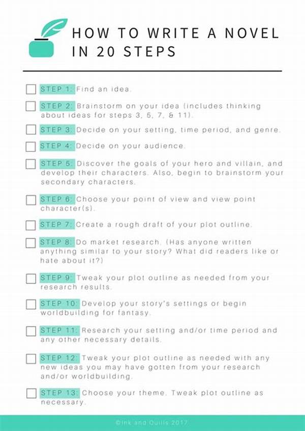 Steps To Write A First Novel