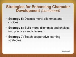 Character Development Strategies Insights