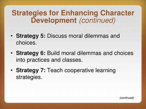 Character Development Strategies Insights