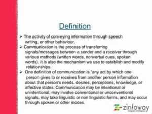 Conveying Relationships Through Spoken Words
