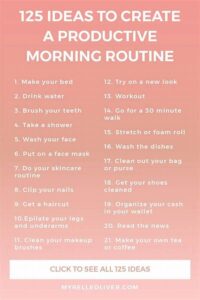 Creating A Productive Morning Routine