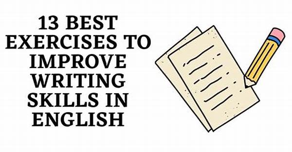 Effective Exercises For Writing Skills