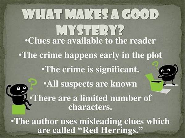 Mystery Novels Misleading Clues