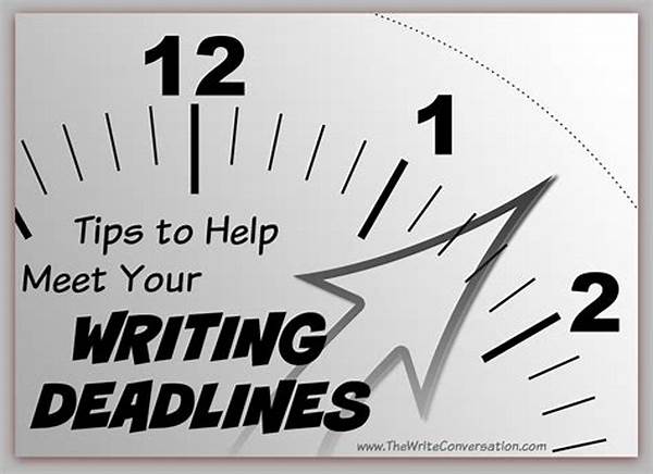 Techniques To Meet Writing Deadlines