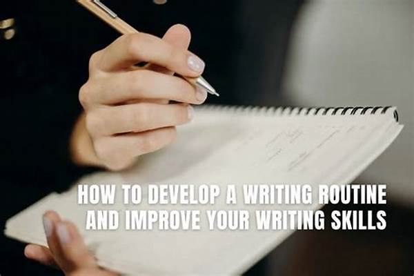 Developing A Disciplined Writing Routine