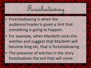 “foreshadowing Techniques In Mysteries”