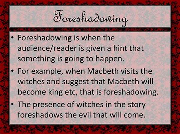 “foreshadowing Techniques In Mysteries”