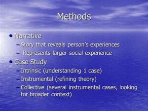 Refining Expressive Narrative Methods