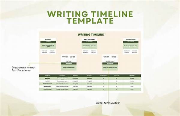 Writing Tool For Timeline Organization