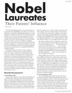 Educational Influence Of Laureates