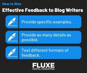 Effective Feedback For Writers