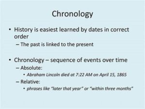 Impact Of Precise Chronology In History
