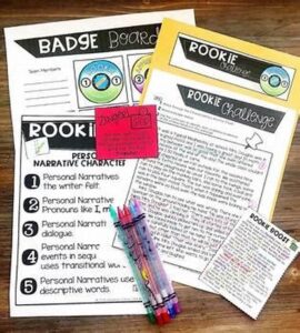 Daily Narrative Writing Challenges.