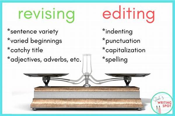 Editing And Revising Processes