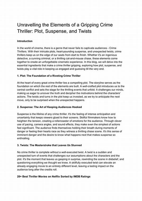 Manipulating Plot Twists For Suspense