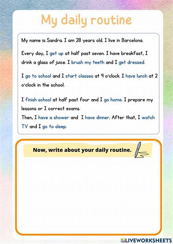 Novel Writing Daily Routine