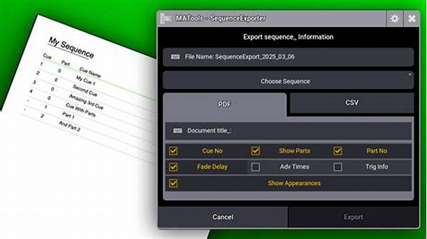 Tools For Correcting Plot Sequence
