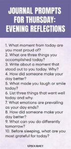 Writing Inspiration Through Evening Reflection