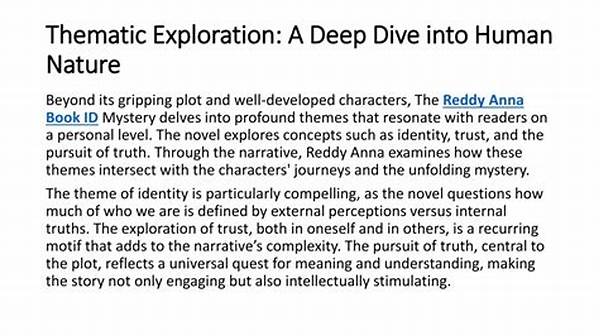 “narrative Depth Through Thematic Exploration”