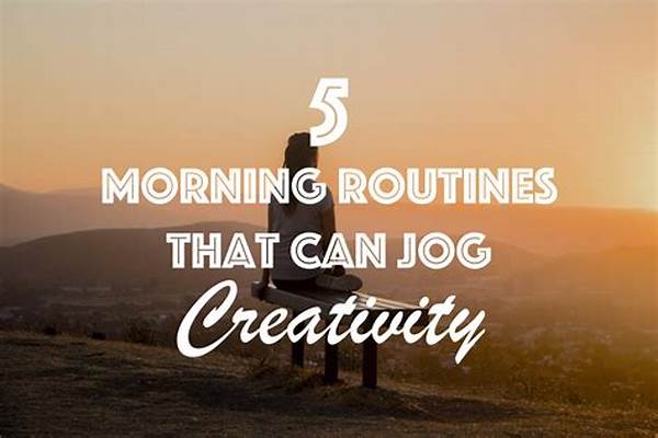 Morning Routines Enhancing Writing Creativity