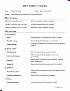 Story Outline Frameworks Used By Authors