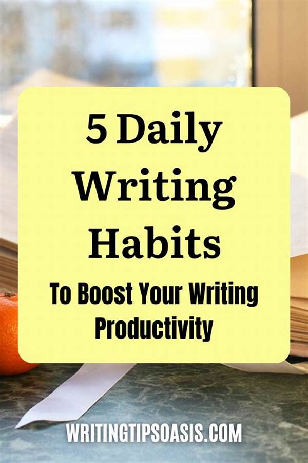Novelist’s Daily Writing Habits