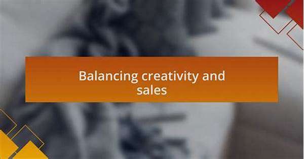 Balancing Creativity With Goal Setting