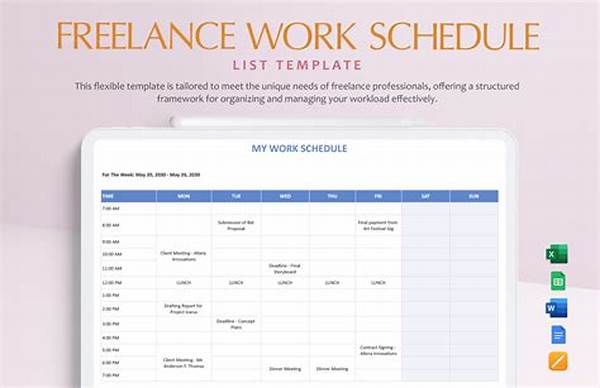 Creating A Freelance Work Calendar