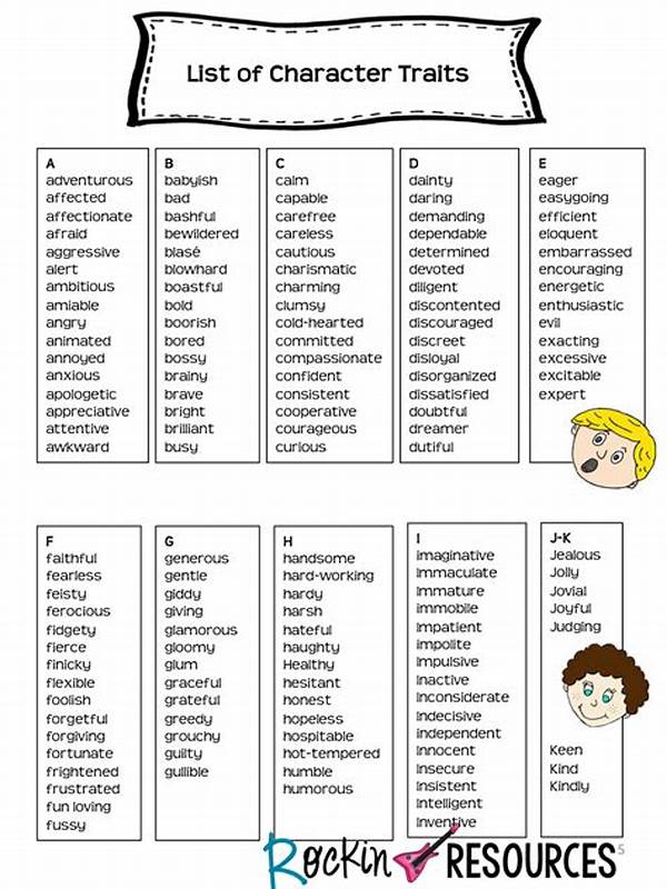 Developing Realistic Character Traits