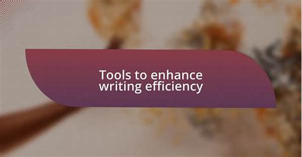Enhancing Group Writing Efficiency