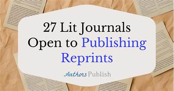 Esteemed Novelists In Literary Journals
