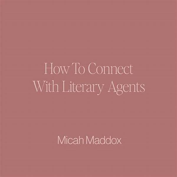 How To Connect With Literary Agents