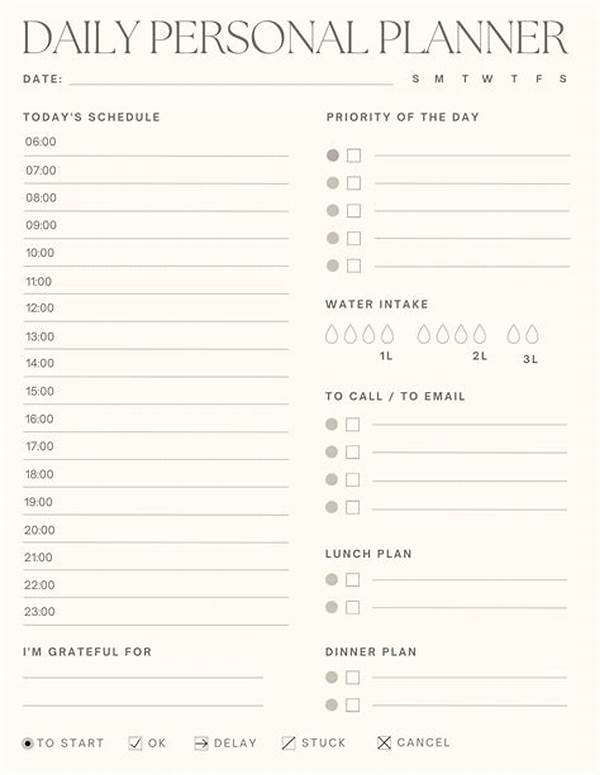 Organized Novelist Daily Plan