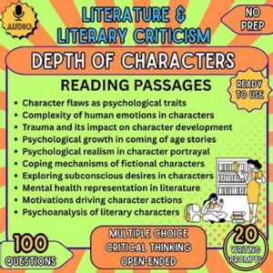 Psychological Depth In Literary Characters