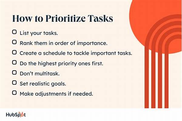 Organizing Writing Task Priorities
